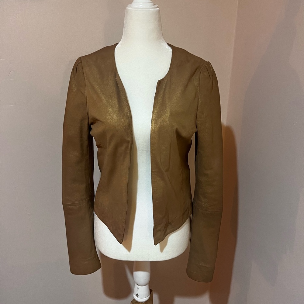 Lucky brand vintage goat leather jacket